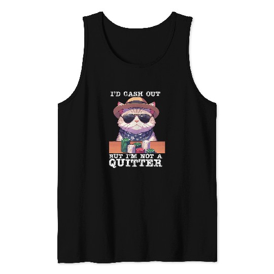 Gambling For Men Women Casino Lover Roulette Money Pokers 2 Tank Tops