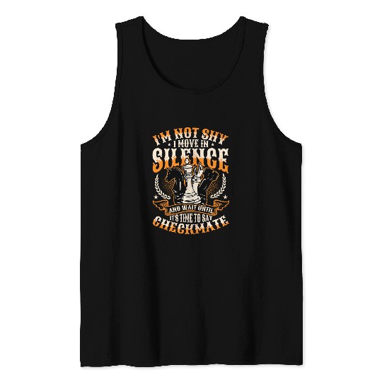 Introvert Chess Player Chess Club Tank Tops