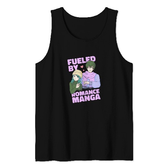 Kawaii Romance Manga Cosplay Otaku Japanese Japan Anime Tank Tops