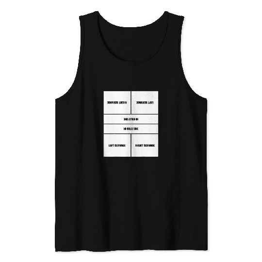 Pickleball Court Zones Funny Pickleball Player Team Jersey Tank Tops