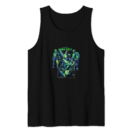Star warss The Book Of Boba Fett Paz Vizla Mando Darksaber Tank Tops