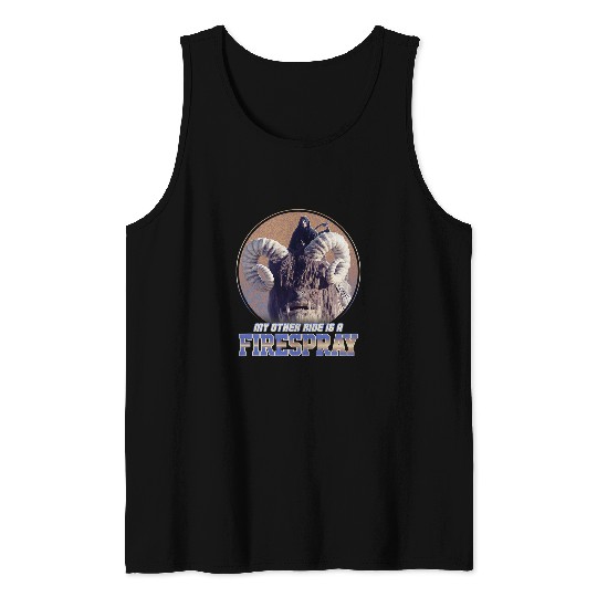 Star warss The Book Of Boba Fett Firespray Ride Quote Tank Tops