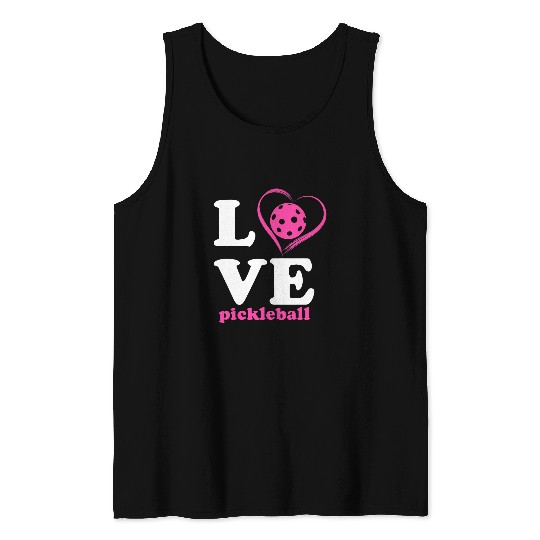 Pickleball Clothes for Women LOVE Pickleball Tank Tops