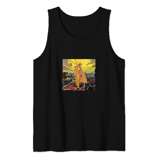 Star warss The Mandalorian Din Djarin Comic Book Tank Tops