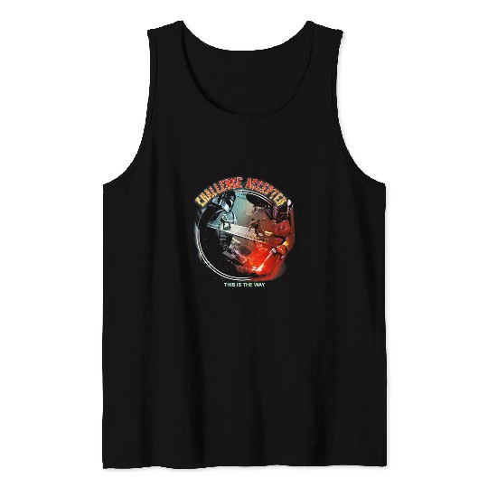 Star warss The Book Of Boba Fett Challenge Accepted Tank Tops