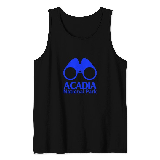Bird Binoculars Bar Harbor Maine Acadia National Park Gear Tank Tops