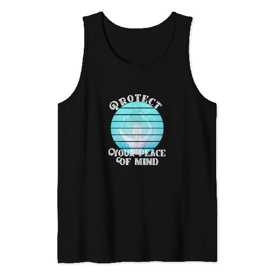 Protect Your Peace of Mind Spiritual Yoga Inspired Zen Tank Tops