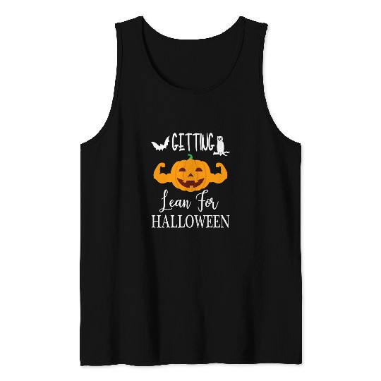 Pumpkin Weightlifting Halloween Fitness Gym Workout Tank Tops