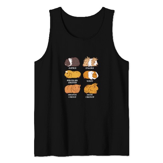 Guinea pig species breeds animal drawing pictures Tank Tops