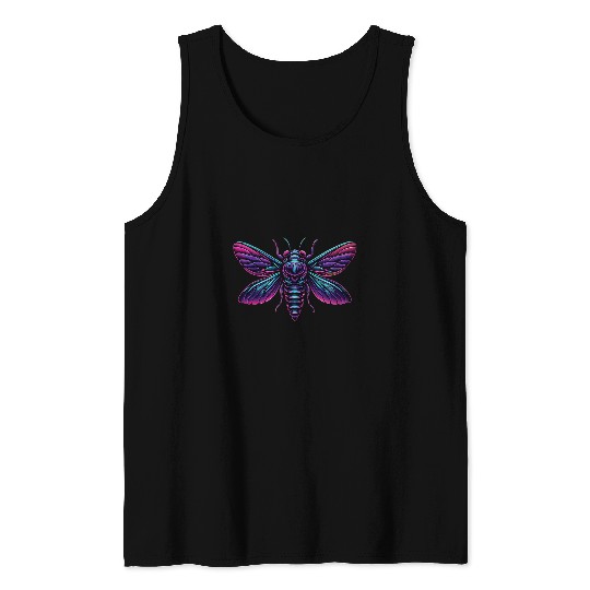 Cicada Insect Bug Colorful Entomology Entomologist 22 Tank Tops