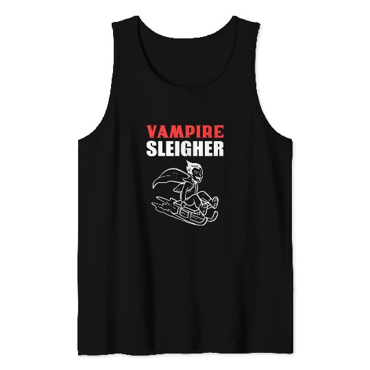 Vampire Sleigher Partygoer Tank Tops
