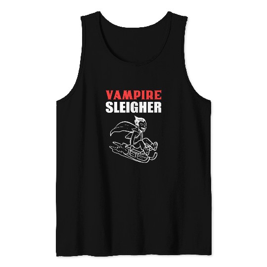 Vampire Sleigher Partygoer Tank Tops