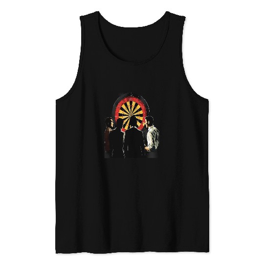 Darts Dart Team Player Throwing Sport Tank Tops