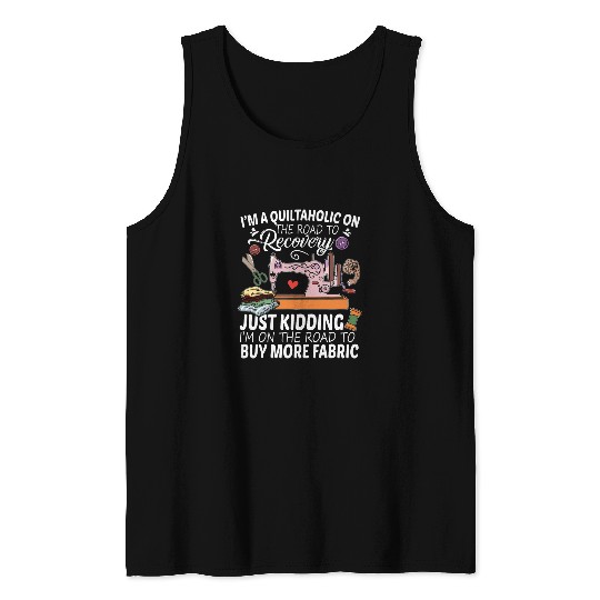 Sewing Patchwork Gift Quilt For Quilter Women Tank Tops