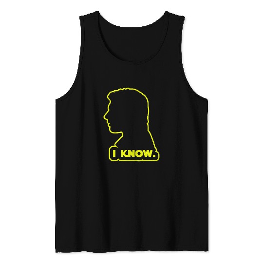 Han Solo - I Know. Design Tank Tops