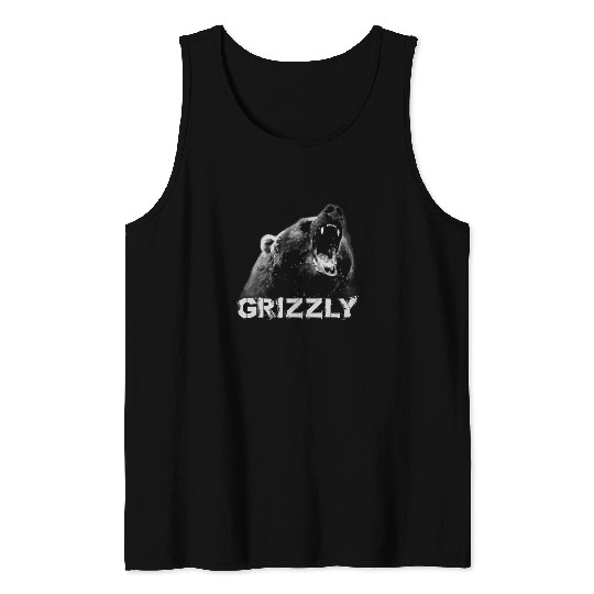 Grizzly Bear Tank Tops