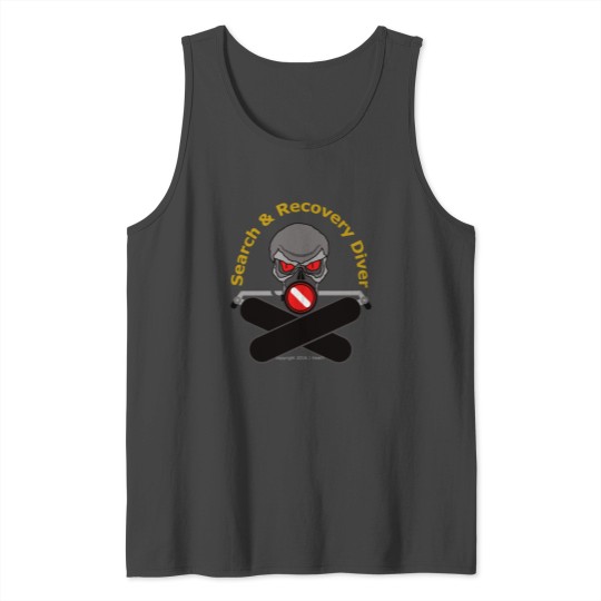 Search and Recovery Diver (Gold Letters) Tank Top