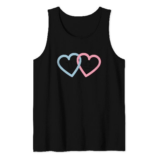Gemini and Libra in love 3 colors Tank Top
