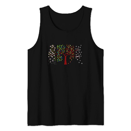 four seasons tree Tank Tops
