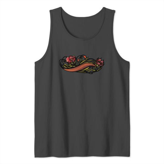 brown_and_red_flowers Tank Top