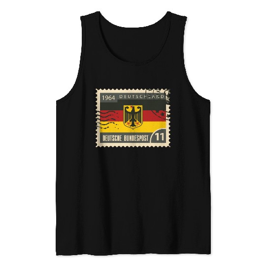 germany post stamp Tank Tops