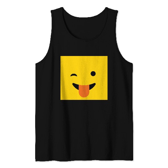 10 emoiji square 1 ai vectorstock 7799069 Tank Tops
