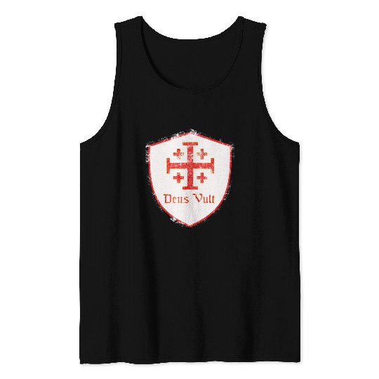 Deus Vult Tank Tops