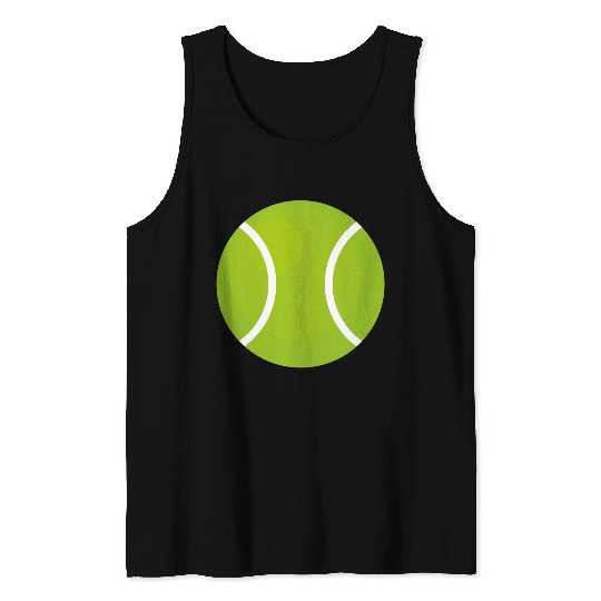 tennis ball Tank Tops