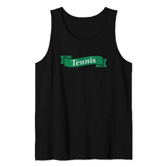 tennis logo Tank Tops