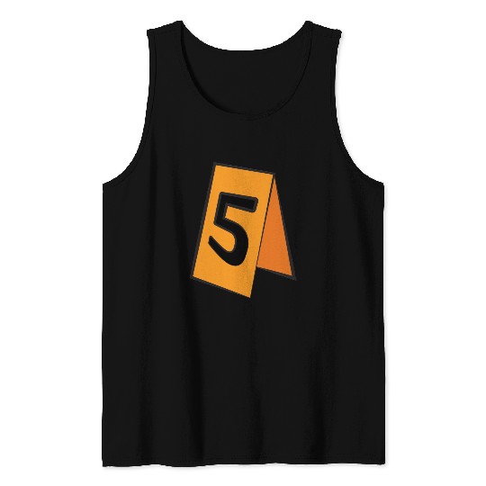 crime scene number Tank Tops