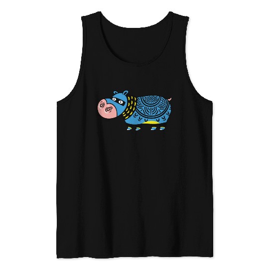 hippo Tank Tops