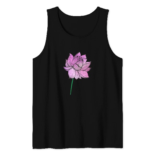 Lotus Tank Tops