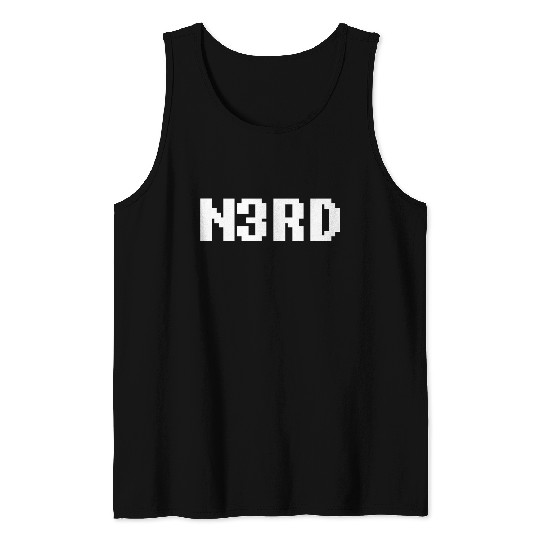 8 Bit Nerd Tank Tops