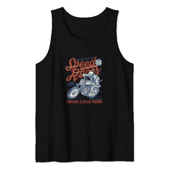 Speed Racer Vintage Classic Racing Tank Tops
