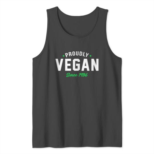 Proudly Vegan since 1986 Tank Top