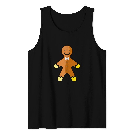 Gingerbread man Tank Tops