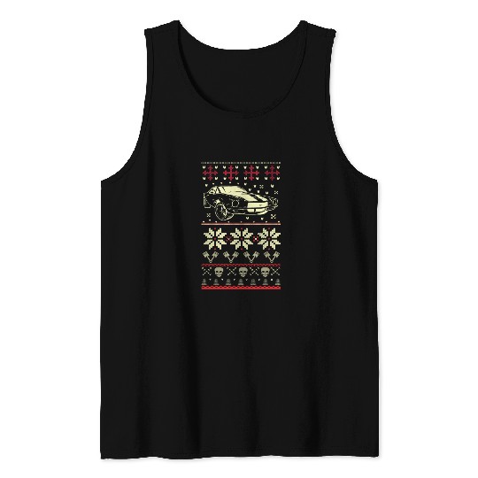 Camaro - Ugly Christmas Sweater for Camaro lover Tank Tops
