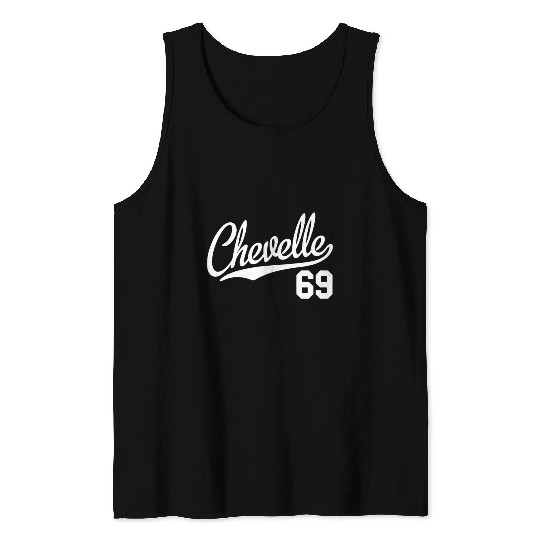Chevelle 69 Script Tail Tank Tops 1969 Classic Muscl