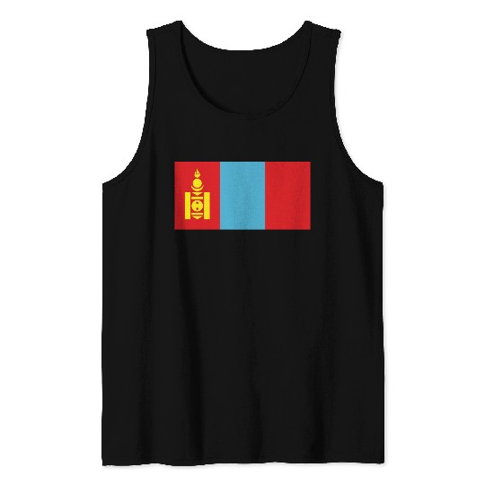 flag mongolia Tank Tops