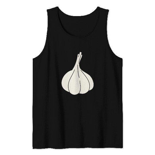 garlic knoblauch veggie vegetable gemuese2 Tank Tops