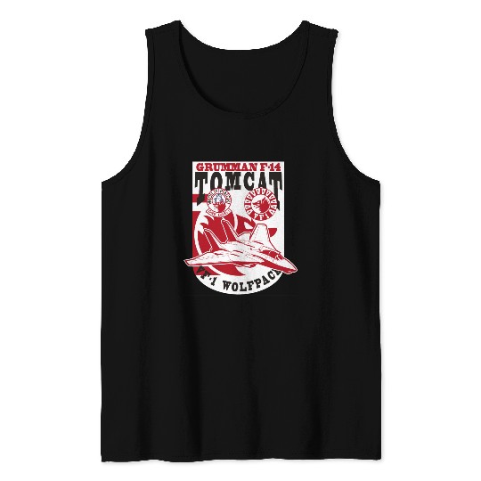 F-14 Tomcat VF-1 Wolfpack Tank Top