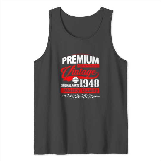 Aged to Perfection 1948 - Gift Idea - T-shirt Tank Top