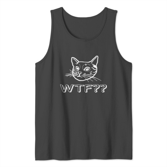wtf cat Tank Top