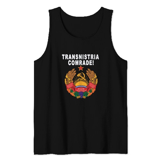 Transnistria Is Paradise Funny Soviet Communist Tank Top