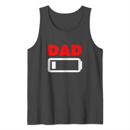 Funny Dad Battery Tank Top