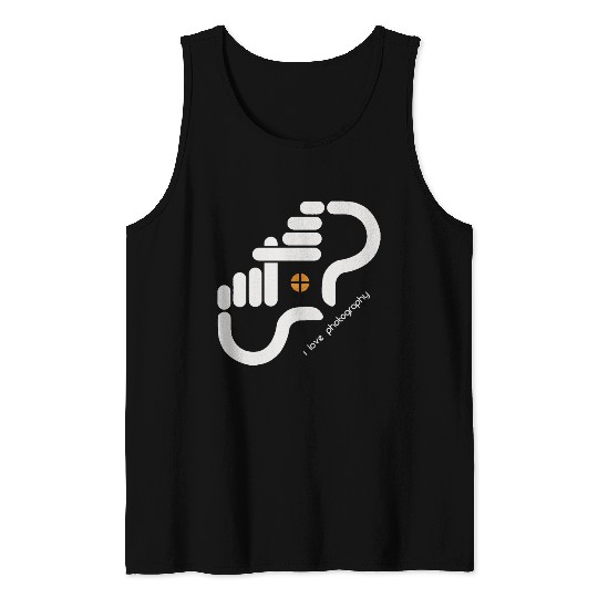 I LOVE PHOTOGRAPHY Tank Tops