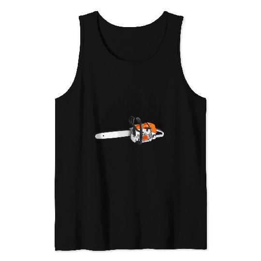 Your Forestry Business - Chainsaw & Pine Forest Tank Tops