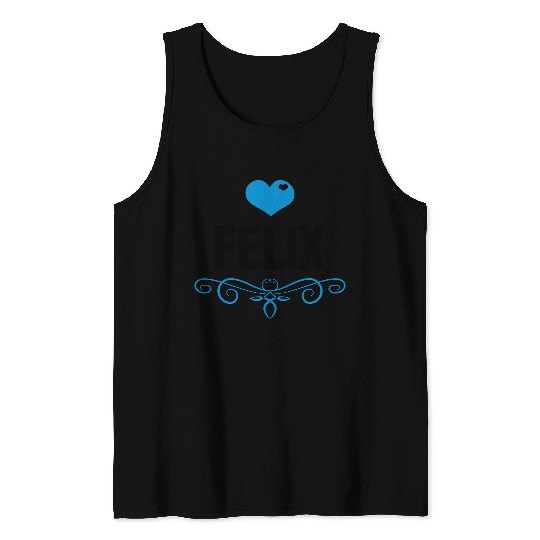 Felix, Love, Hearts, Baby, Boys, Birthday, Gifts Tank Top