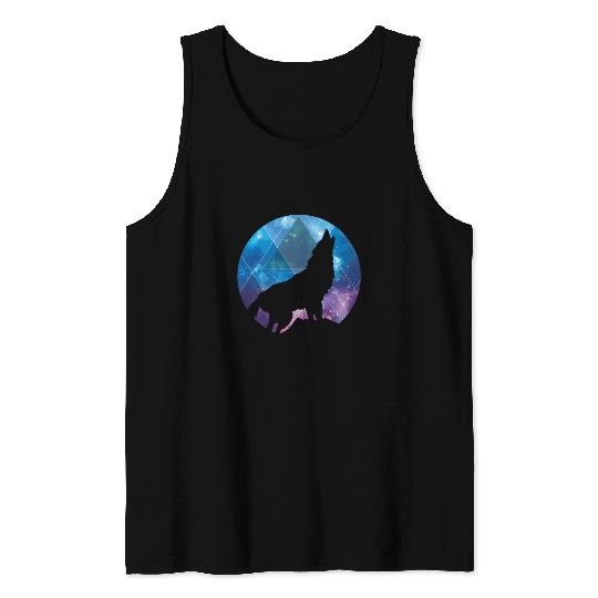 Galaxy Wolf Tank Top