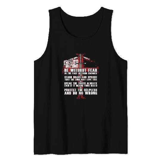 Templar - the knights templar code Tank Tops